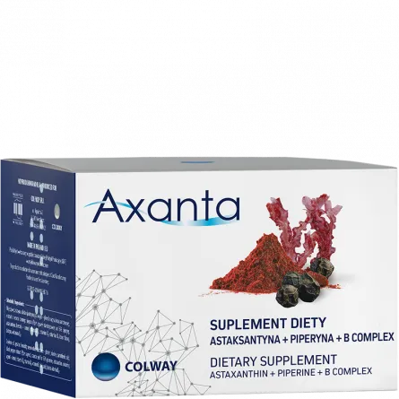 AXANTA - zdroj antioxidantov s piperinom a komplexom vitamínov B, 60 kps