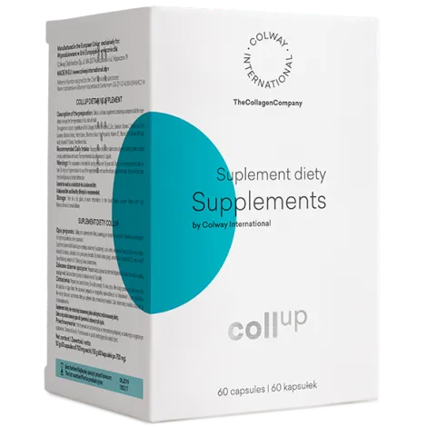 CollUp - regeneračný prípravok s kolagénom na vlasy, kožu, nechty 60 kps