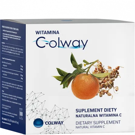 Bioorganický dvojzložkový čisto prírodný vitamín C-olway 100 kps