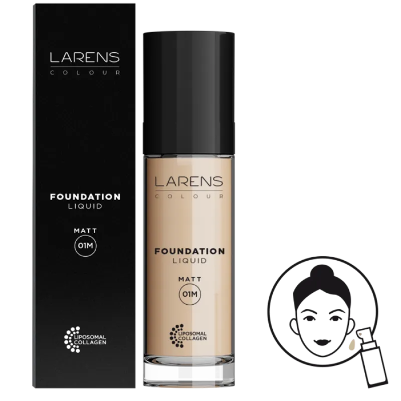 Matný make-up Larens Colour Liquid Foundation Matt 30 ml