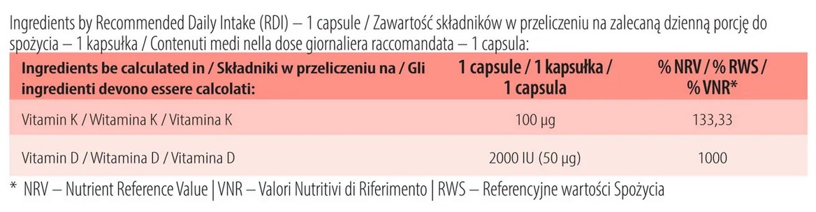 Vitaminum D+K